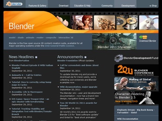Blender 3-D (freeware)